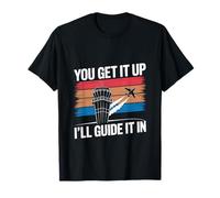 Levántate, yo lo guiaré en Aviation Humor Top Camiseta