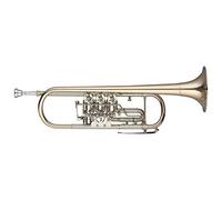 B-Trompeta Con Drehventilen, En Goldmessing