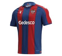 Levante UD Official Women's First Kit T-Shirt,Women's,Blue and Burgundy,M