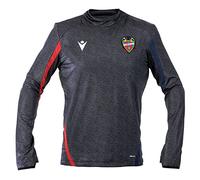 Levante UD | Sudadera de Entrenamiento Oficial del Club | Sin Capucha | Junior | Temporada 2021-2022 | Poliéster | Negro | Talla L
