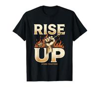 Levántese Juntos Resistencia a la Rebelión Distópica Camiseta gráfica económica