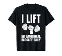 Levanto Mi Equipaje Emocional Diario Divertido Gimnasio Humor Camiseta