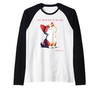 Levanto mis Ojos a Las colinas... Camiseta Manga Raglan