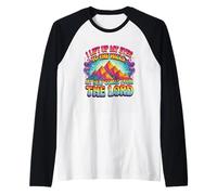 Levanto mis Ojos a Las colinas, mi Ayuda Viene del Señor Camiseta Manga Raglan