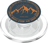 Levanto mis Ojos a Las montañas Salmo 121:1 Fe Bíblica PopSockets PopGrip para MagSafe