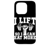Levanto para Que Pueda Comer más Entrenamiento Entrenamiento Fitness Gimnasio Amante Carcasa para iPhone 15 Pro