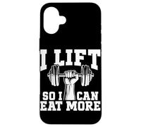 Levanto para Que Pueda Comer más Entrenamiento Entrenamiento Fitness Gimnasio Amante Carcasa para iPhone 16 Plus