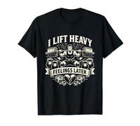 Levanto Pesado Los Sentimientos Vienen Despues Gym Camiseta
