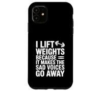 Levanto Pesas Porque Hace Que Las Voces tristes desaparezcan Carcasa para iPhone 11