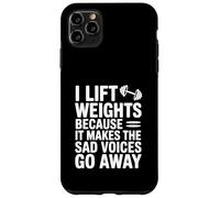 Levanto Pesas Porque Hace Que Las Voces tristes desaparezcan Carcasa para iPhone 11 Pro MAX