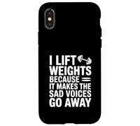 Levanto Pesas Porque Hace Que Las Voces tristes desaparezcan Carcasa para iPhone X/XS