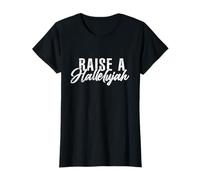 Levanto un Aleluya Alabanza y adoro religioso Cristiano Camiseta