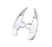 Levas al Volante Compatible Con Benz Para A45 2014 Para CLA 45 GL 63 2013 2014 Cubierta De Palanca De Cambios De Coche Paletas De Cambio De Volante Palanca De Cambios De Extensión(Silver)