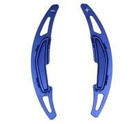 Levas Cambio Ajuste Cubierta Extensión Paleta Palanca Cambios Volante Coche Compatible Con Para M5 F10 2014-2017 M6 F12 F13 2013-2017 X5 X6 2016-2017(Blue)