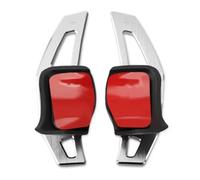 Levas Cambio Coche Compatible Con Skoda Para Octavia Para Superb B8 Para Scala Para Karoq Para Kodiaq Extensión Paleta Cambio Volante Coche Paletas cambio volante(Silver)