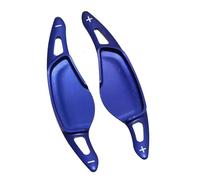 Levas Cambio Paletas Cambio Coche Compatible Con Para X4 G02 2018-2024 X5 G05 2019-2024 X6 G06 2020-2024 Extensión Palanca Cambios Volante(Blue)