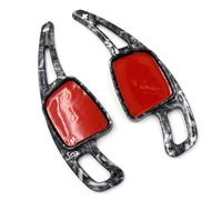 Levas Cambio Volante Compatible con A3 para S3 SQ7 2017 2018 2019 2020; para Q7 Q2 2017 2018 2019 2020 2021 1 Par De Extensiones De Palanca De Cambios De Volante De Coche(Forged Pattern)