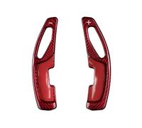 levas Cambio Volante Compatible con Lexus para LX para GS F para Sport RX200t RX300 RX350 RX350L RX450h Volante De Coche Paletas De Cambio De Fibra De Carbono Paletas De Cambio De Coche(Red)