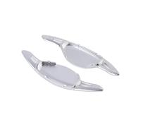 levas cambio volante Compatible Con Nissan Para Qashqai Para J12 2022-2023 Extensor Paleta Cambio Volante Palanca Cambios Extendida Interior Coche(Silver)