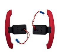 levas Cambio Volante Compatible con para 3 5 6 7 Serie G20 G21 G22 G30 G31 G87 G28 G38 M2 M3 M4 F20 F23 F30 F45 Volante De Coche Paleta De Cambio Magnética(Red)