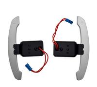 levas Cambio Volante Compatible con para 3 5 6 7 Serie G20 G21 G22 G30 G31 G87 G28 G38 M2 M3 M4 F20 F23 F30 F45 Volante De Coche Paleta De Cambio Magnética(Silver)