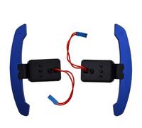 levas Cambio Volante Compatible con para 3 5 6 7 Serie G20 G21 G22 G30 G31 G87 G28 G38 M2 M3 M4 F20 F23 F30 F45 Volante De Coche Paleta De Cambio Magnética(Blue)