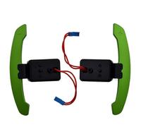 levas Cambio Volante Compatible con para 3 5 6 7 Serie G20 G21 G22 G30 G31 G87 G28 G38 M2 M3 M4 F20 F23 F30 F45 Volante De Coche Paleta De Cambio Magnética(Green)