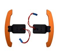 levas Cambio Volante Compatible con para 3 5 6 7 Serie G20 G21 G22 G30 G31 G87 G28 G38 M2 M3 M4 F20 F23 F30 F45 Volante De Coche Paleta De Cambio Magnética(Orange)