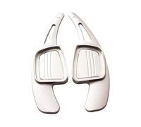 levas cambio volante Compatible Con Para Q7 2016-2017 Extensor Paleta Cambio Volante Palanca Cambios Extendida Accesorios Coche(Silver)