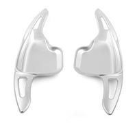 Levas Cambio Volante Compatible Con Para X4 2013 2014 2015 2016 Extensión De Palanca Cambios Para Volante Coche Aluminio(Silver)