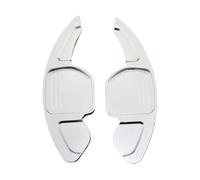 Levas Cambio Volante Compatible Con Q3 S8 S7 S6 C7 2013-2017 Cubierta Extensión Palanca Cambios Controlador Volante Coche Extensión Palanca Cambios Accesorios(Silver)