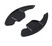Levas Cambio Volante Compatible Con Seat Para Leon Para Cupra 4F Para MK3 Paletas De Extensión Para Volante De Coche Palancas De Cambio Accesorios De Decoración(Carbon Fiber Black)