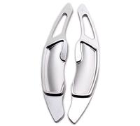 Levas Cambio Volante Compatible Con Subaru Para BRZ 2013 2014 2015 2016 2 Piezas Pedal De Cambio Marchas Para Volante Paleta Para Coche(Silver)