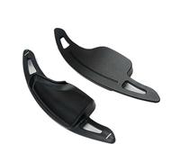 Levas de Cambio Compatible con Chevrolet para Camaro MK6 Zl1 Lt1 para Chevy RS SS 2016 2018 Extensión De Palanca De Cambios De Volante De Aluminio 2 Piezas(Black)