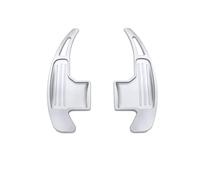 levas de cambio Compatible con Ford para Mustang para Shelby GT500 2020 2021 2022 palanca de cambios extensor de volante(Silver)