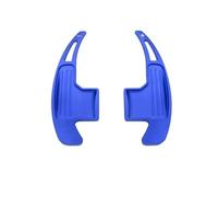 levas de cambio Compatible con Ford para Mustang para Shelby GT500 2020 2021 2022 palanca de cambios extensor de volante(Blue)