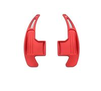 levas de cambio Compatible con Ford para Mustang para Shelby GT500 2020 2021 2022 palanca de cambios extensor de volante(Red)