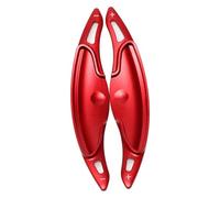 Levas de cambio Compatible Con Hyundai Para Veloster Para I20 N 2018 Para Kona Para Avante Paletas Cambio Volante Coche Extender Engranaje Adhesivo Cubiertas(Red)