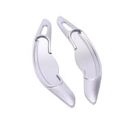 Levas de cambio Compatible con MINI para JCW para F56 Paletas cambio coche Extensor paleta volante Interior coche(Silver)