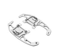 Levas de cambio Compatible Con Para Golf Para GTI Paletas Cambio Coche Extensor Paletas Volante Interior Coche(Silver)