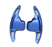 Levas de cambio Compatible Con Serie 4 F32 2014-2018 Serie 5 F10 2011-2016 Serie 6 F06 2012-2017 Cubiertas Extensión Palanca Cambios Volante Coche(Blue)