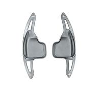 Levas de cambio Compatible Con Serie 4 F32 2014-2018 Serie 5 F10 2011-2016 Serie 6 F06 2012-2017 Cubiertas Extensión Palanca Cambios Volante Coche(Gray)