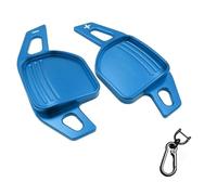 Levas de Cambio de Marchas para Coche, para Audi A1 A7 A3 A4 A5 A6 A8 RS4 RS5 RS6 Q5 R8 Q7 TT TTS 2012-2016, Estilo de Coche Paleta de Cambio de Volante ExtensióN de Palanca,C-Blue