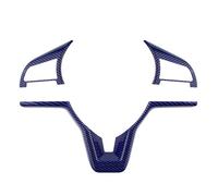 Levas de cambio en el volante Adhesivo Para Cubierta Pomo Volante Para N&issan Para X-Trail T32 Para Note Para Qashqai Para Versa Para Juke(Carbon blue 3pcs)
