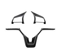 Levas de cambio en el volante Adhesivo Para Cubierta Pomo Volante Para N&issan Para X-Trail T32 Para Note Para Qashqai Para Versa Para Juke(Carbon black 3pcs)