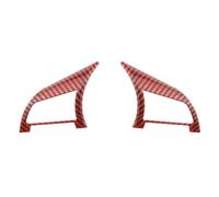 Levas de cambio en el volante Adhesivo Para Cubierta Pomo Volante Para N&issan Para X-Trail T32 Para Note Para Qashqai Para Versa Para Juke(Carbon red 39point)