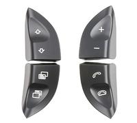 Levas de cambio en el volante Cubierta Para Botones De Control Del Volante Para Mercedes Para Benz Clase S CL W220 W215(Negro)