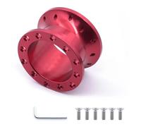 Levas de cambio en el volante Kit De Adaptador Espaciador Universal Para Volante Deportivo De Coche 30 Mm Y 50 Mm(50MM-Red)
