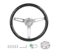 Levas de cambio en el volante Volante Clásico De 380 Mm 6 Pernos Y 15 Pulgadas Con Botón De Bocina(Negro)