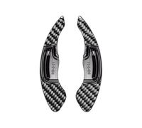 Levas de cambio volante Compatible Con Acura Para TLX 2015-2020 Para TSX 2009-2014 Extensión Paleta Cambio Volante Coche 2 Unidades(Carbon Fiber Black)